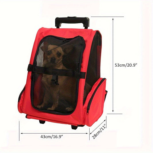 Sac de voyage 3-en-1 – Dos, roulettes & portage – photo produit 2