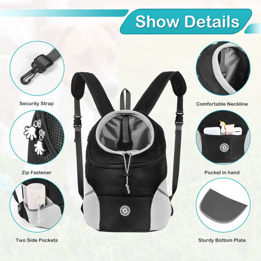 Sac ventral pattes libres – Chien moyen & grand – photo produit 2