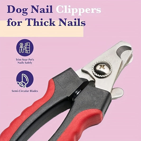 Coupe-ongles pour chien & chat – Noir & rouge – photo produit 2