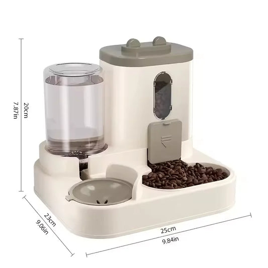 Mangeoire grande capacité avec distributeur d’eau – photo produit 2