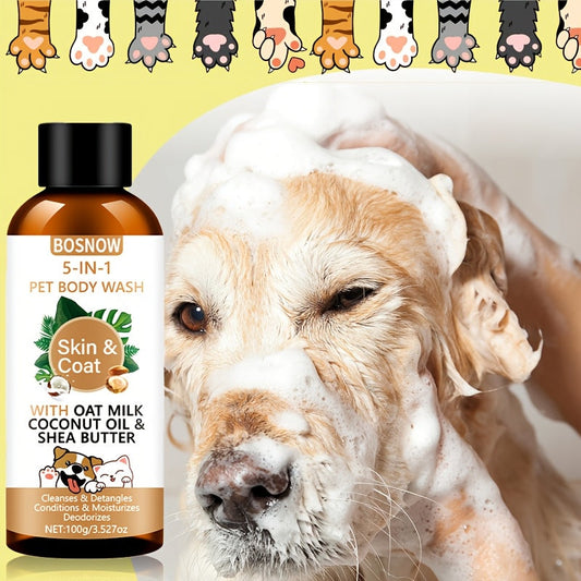 Gel douche 5-en-1 à l’avoine – Chien & chat – photo produit 2