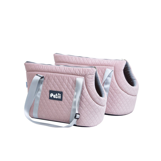 Sac de transport rose rembourré – Chien & chat – photo produit 2