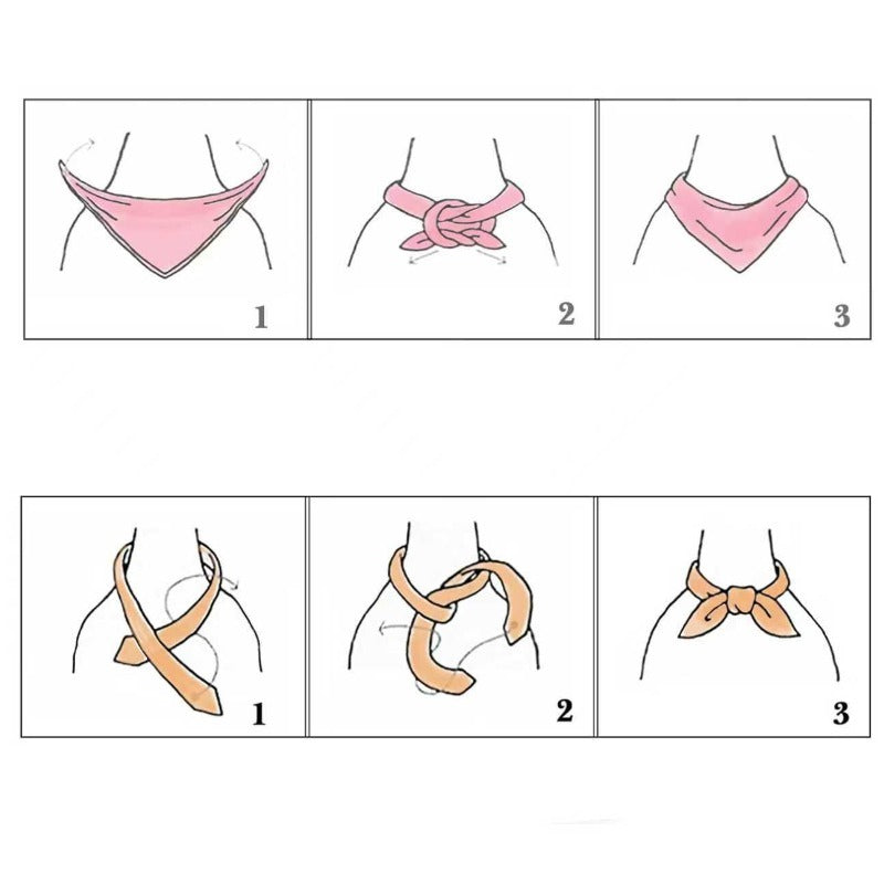 2 bandanas rose avec motifs de lapins pour Pâques, pour petits et moyens chiens