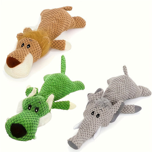 Grande peluche sonore pour chien – Animaux assortis – photo produit 2