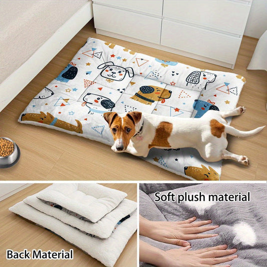 Lit épais motifs cartoon – Chien & chat – photo produit 2