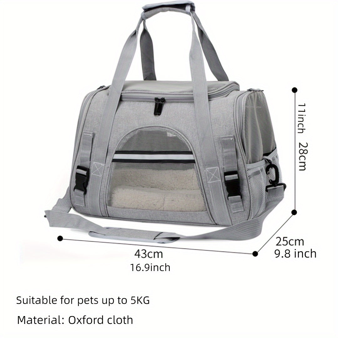 Sac de transport transparent respirant – Chien & chat – photo produit 6