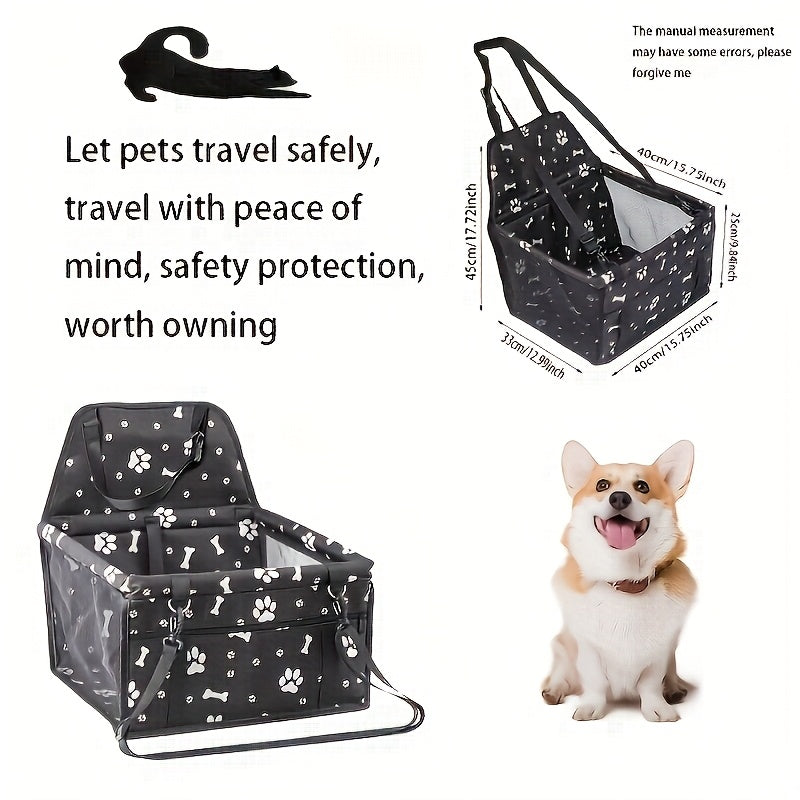 Siège auto pliable & respirant – Chien & chat – photo produit 4