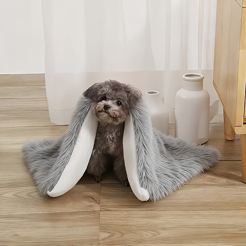 Grand lit en peluche – Housse amovible & lavable – photo produit 5