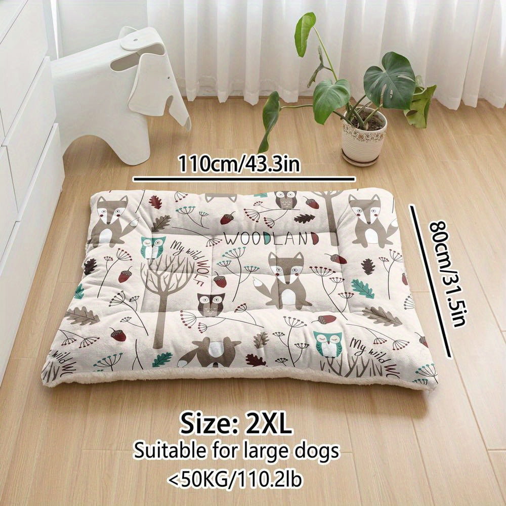 Lit épais motif renard – Lavable en machine – photo produit 6