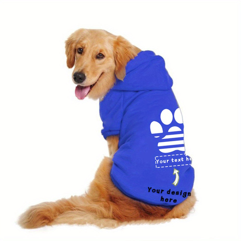Sweat personnalisable – Empreintes de pattes – photo produit 7