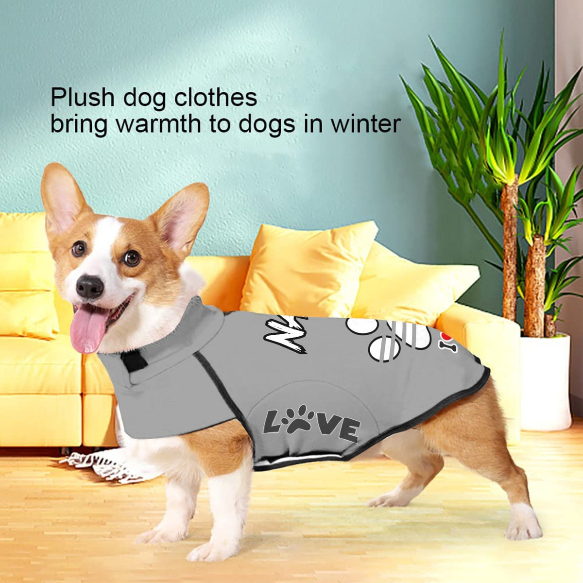 Sweat personnalisable pour chien – Chaud & confortable – photo produit 5