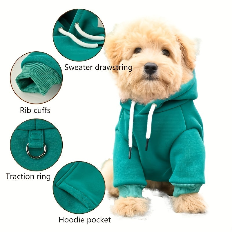 Sweat à capuche en laine mélangée – Petit chien – photo produit 5