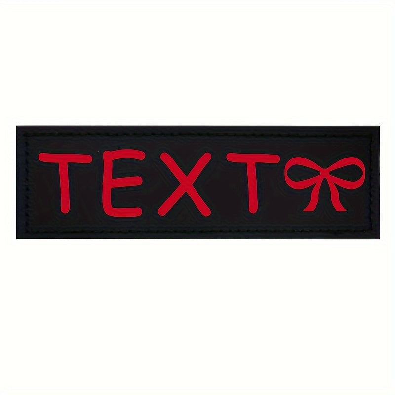 9 Colors Available Custom Pet Patches for Dog Harness Vest with Custom Name Traction Accessories