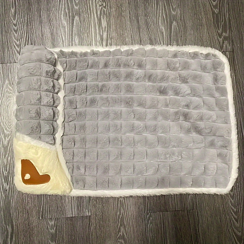 Tapis épais motif cœur – Housse amovible – photo produit 7