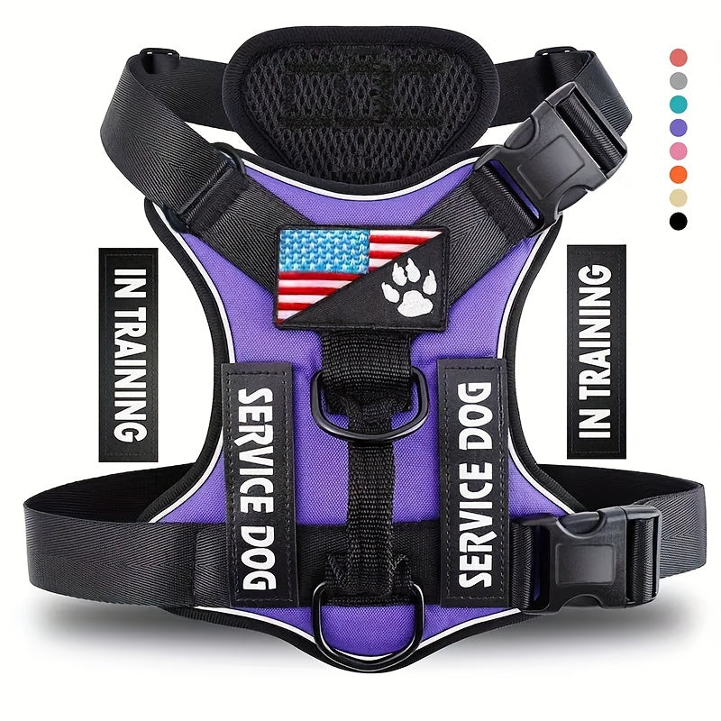 Harnais réfléchissant pour chien – Bandes personnalisables – photo produit 12