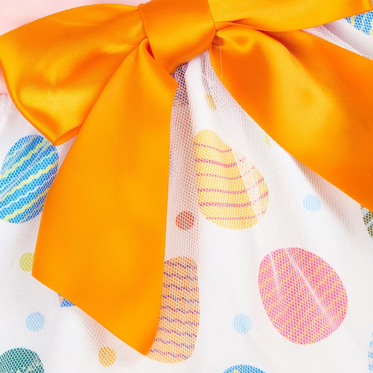 Robe de Pâques – Œufs & nœud papillon – photo produit 4