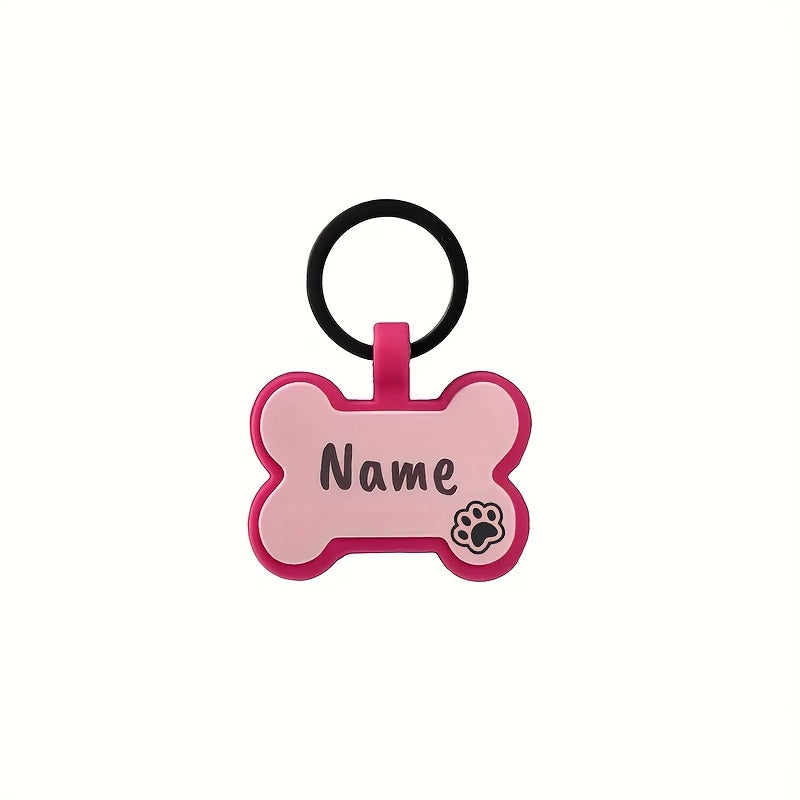 Médaille os double face – Nom & téléphone – photo produit 6