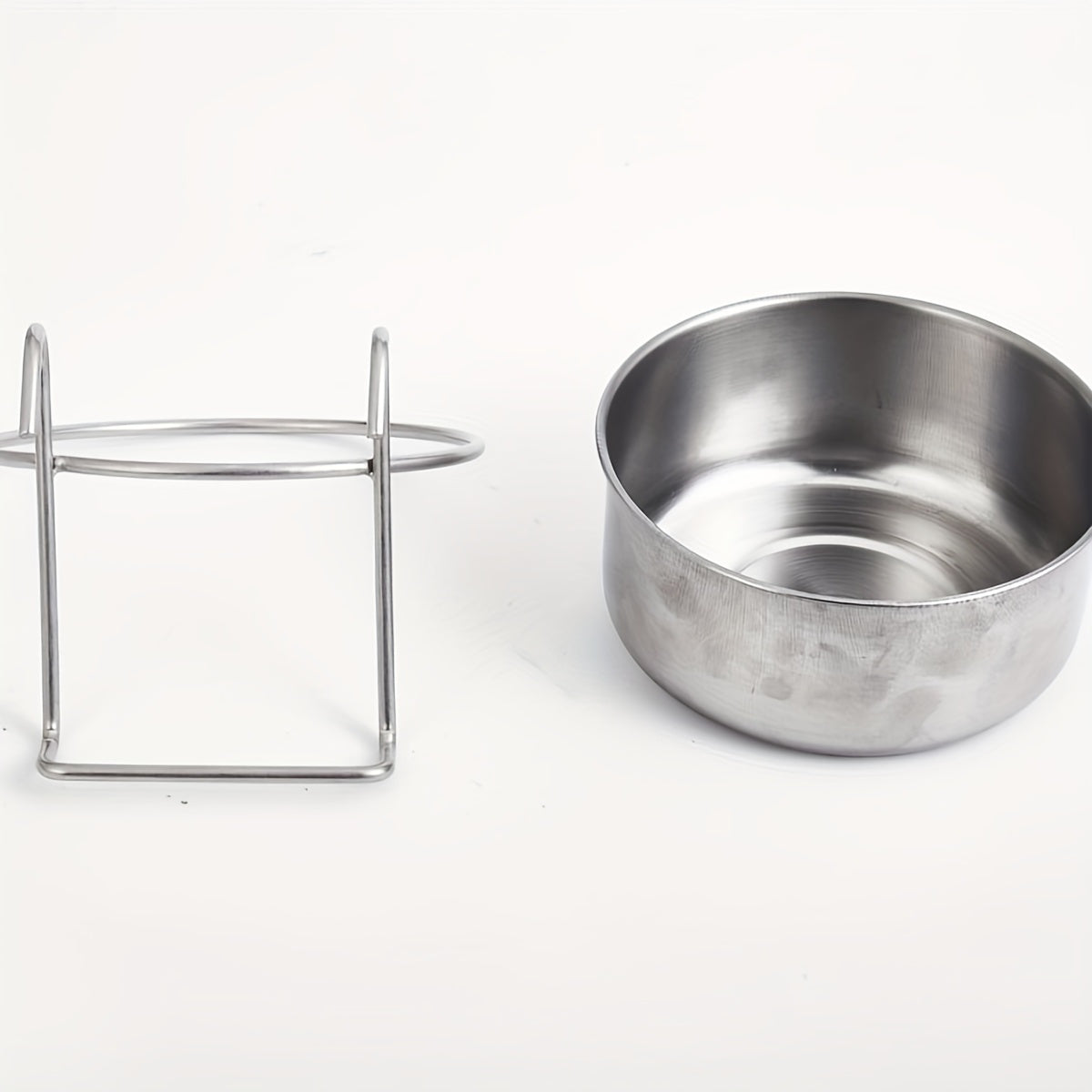 Gamelles suspendues en inox – Nourriture & eau – photo produit 4