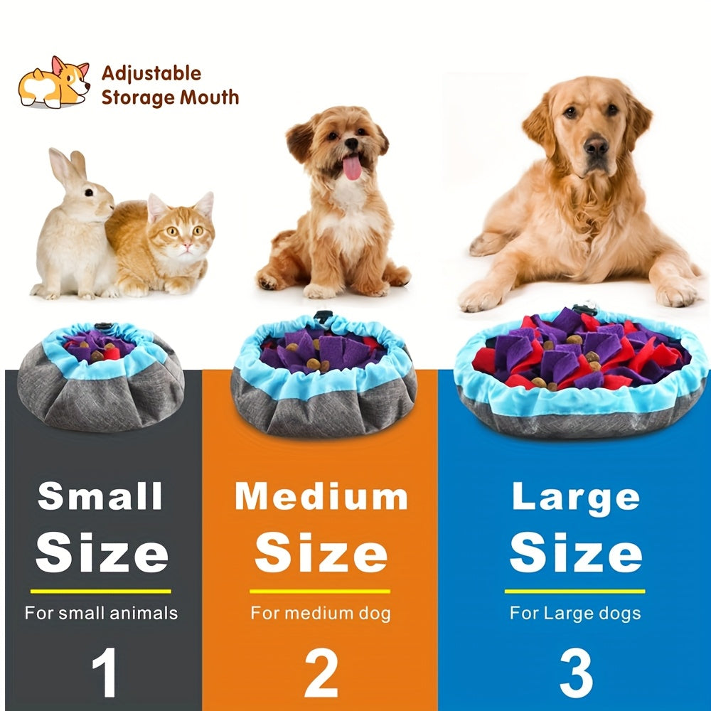 Tapis de fouille pour chien – Jeu olfactif & friandises – photo produit 4
