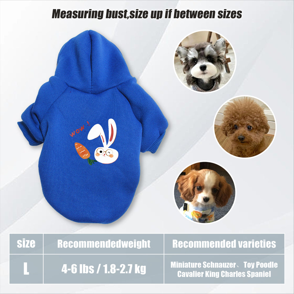 Sweat lapin & carotte – Capuche pour chien – photo produit 31