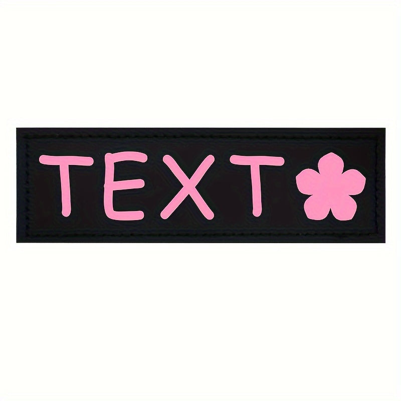 9 Colors Available Custom Pet Patches for Dog Harness Vest with Custom Name Traction Accessories