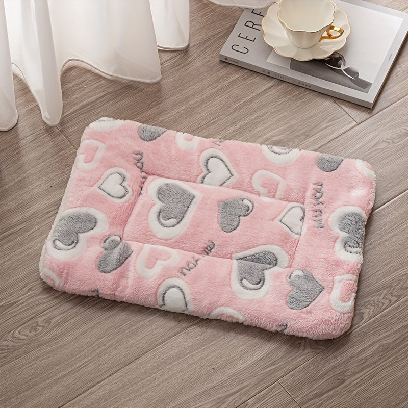 Tapis épais motif cœurs – Chien & chat – photo produit 5