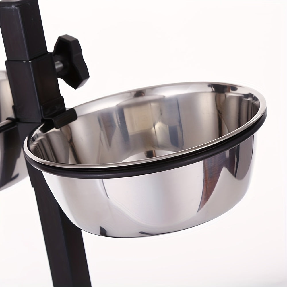 Gamelles surélevées réglables 1,8 L – Support pliable – photo produit 4