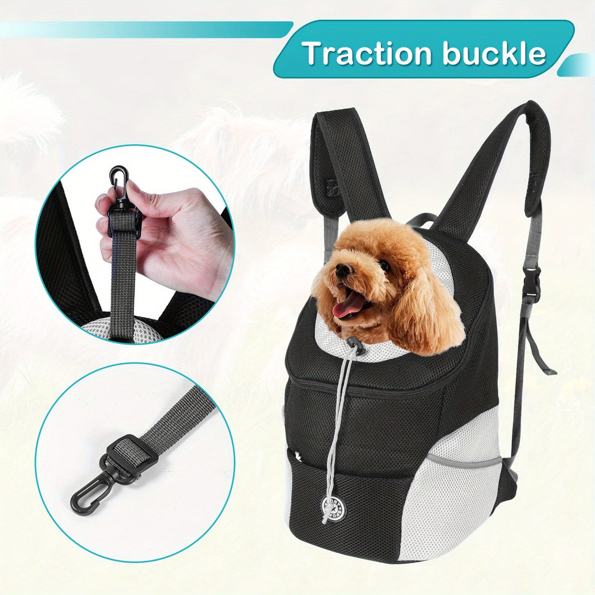 Sac ventral pattes libres – Chien moyen & grand – photo produit 7
