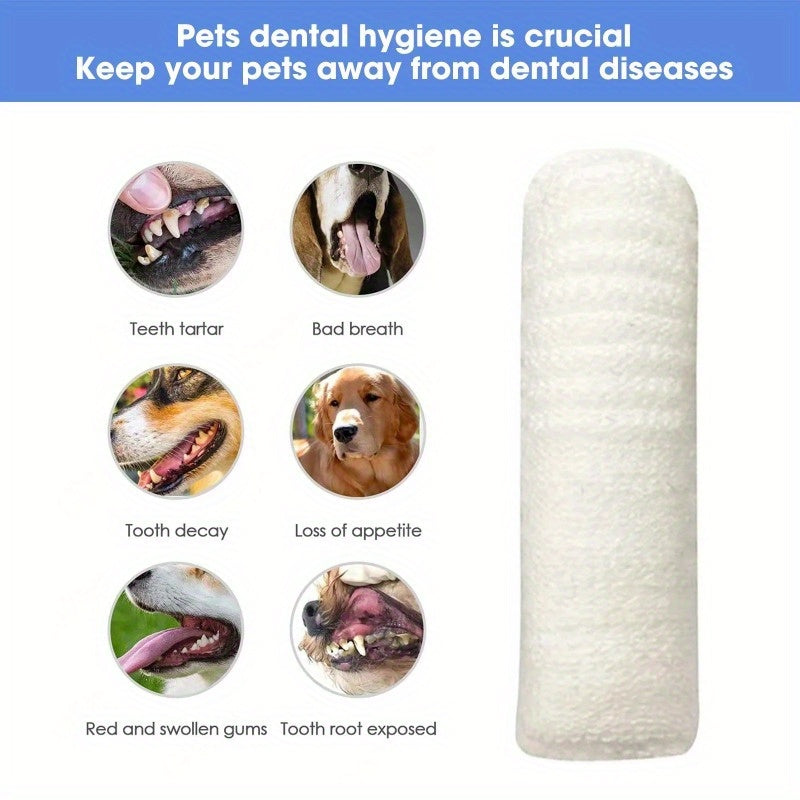 Brosses à dents doigt – Lot de 12 pour chien – photo produit 6