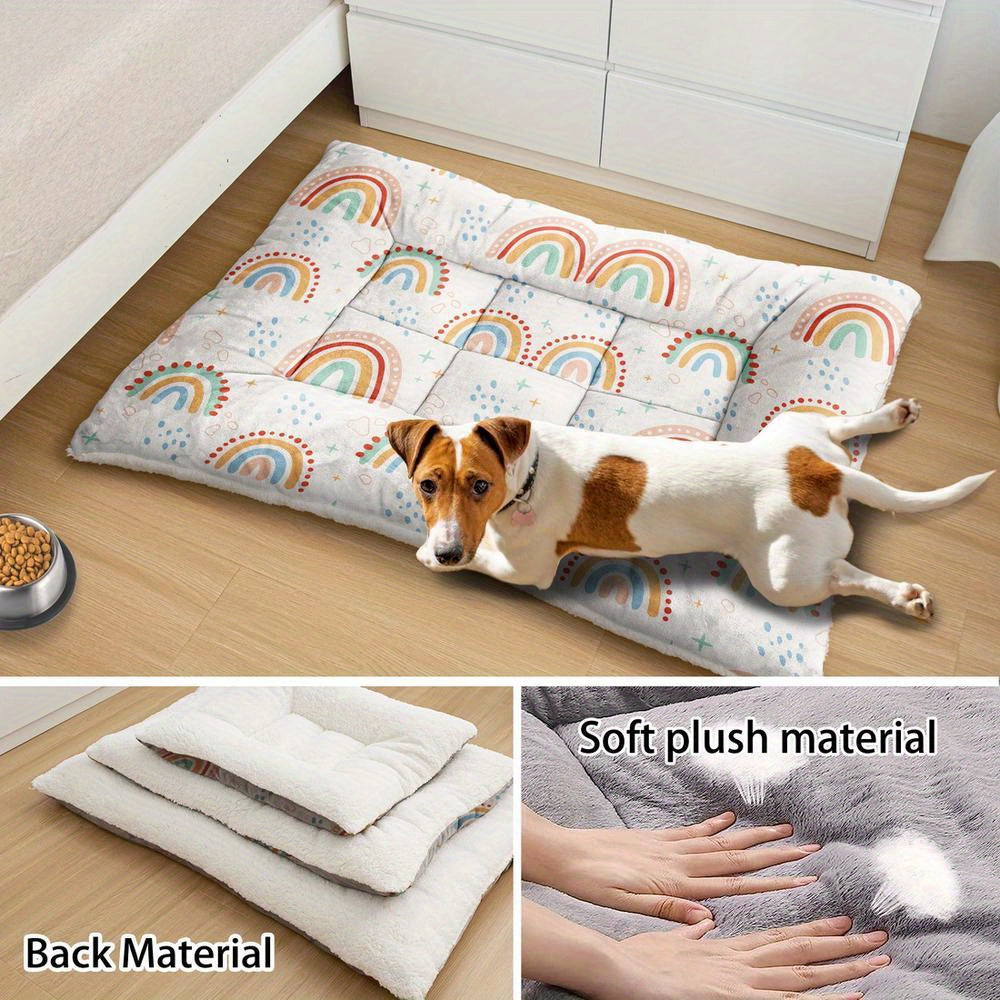 Lit épais motif arc-en-ciel – Lavable – photo produit 3