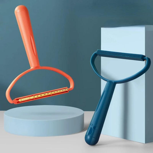 Brosse double face pour éliminer les poils d'animaux sur les vêtements, les canapés et toutes autres surfaces en tissu. Rasoir à tissu réutilisable, diverses couleurs