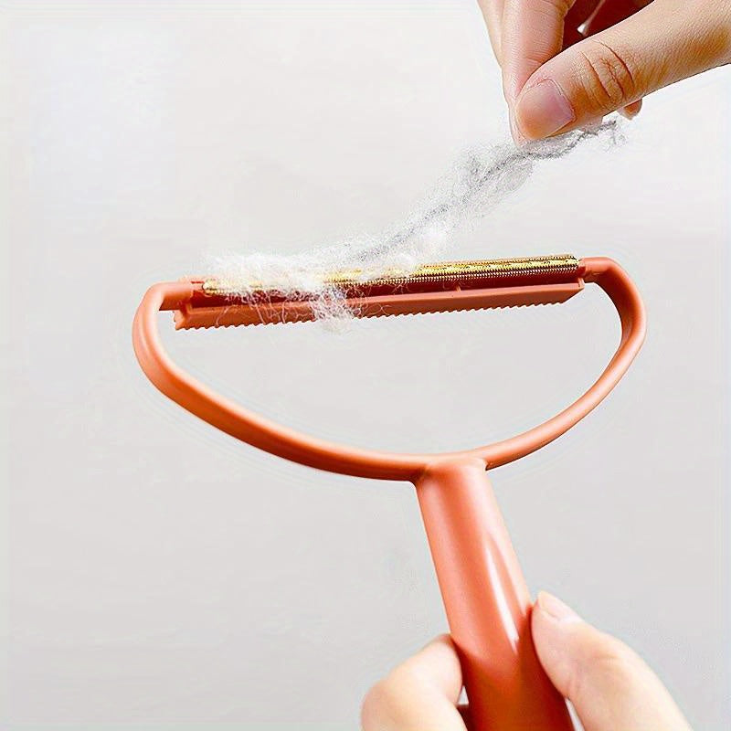 Brosse double face pour éliminer les poils d'animaux sur les vêtements, les canapés et toutes autres surfaces en tissu. Rasoir à tissu réutilisable, diverses couleurs