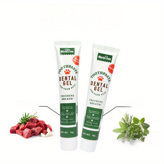 Dentifrice pour chien & chat – Bœuf ou vanille – vue principale