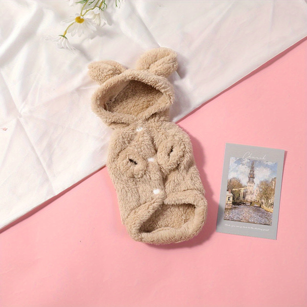 Pull polaire lapin – Capuche à oreilles – photo produit 13