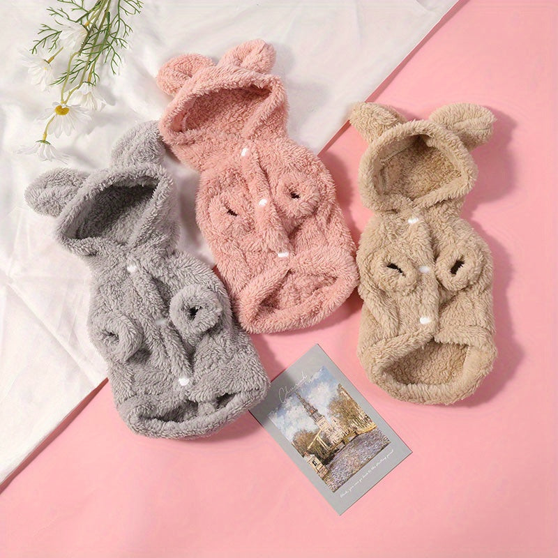 Pull polaire lapin – Capuche à oreilles – photo produit 2