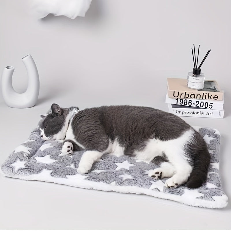 Tapis extra-épais en flanelle – Motif étoiles – photo produit 6