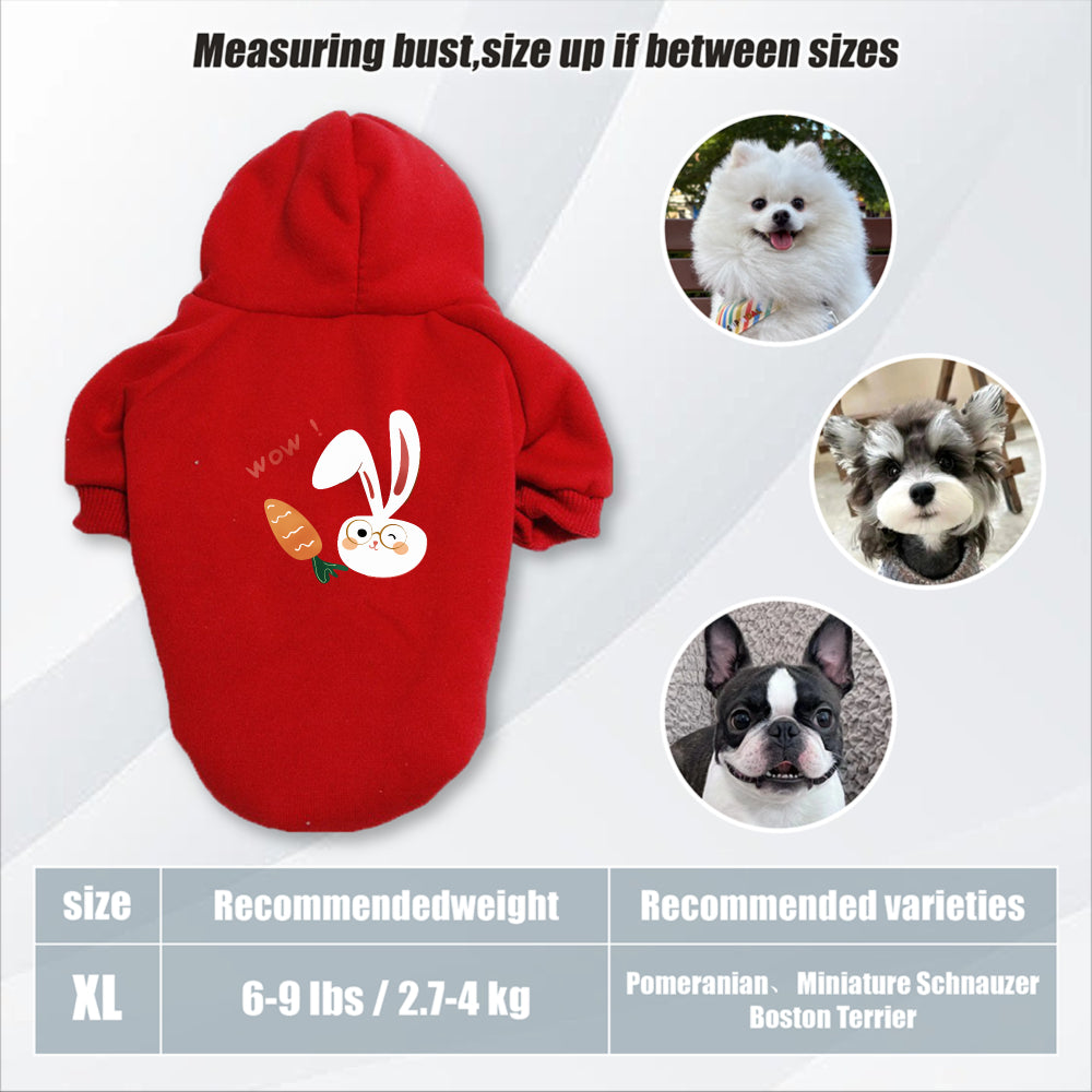 Sweat lapin & carotte – Capuche pour chien – photo produit 32