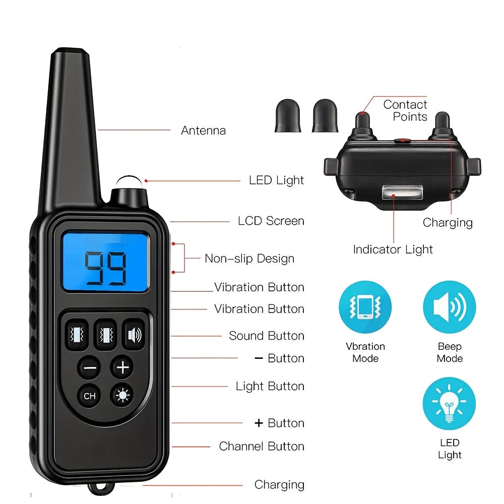 Collier de dressage à vibration – Télécommande IP67 – photo produit 4