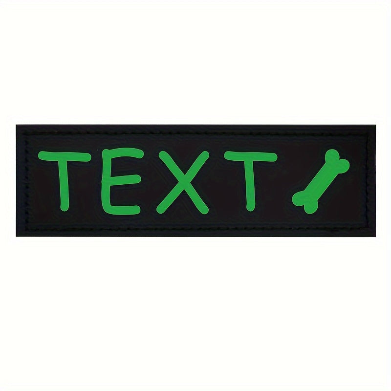 9 Colors Available Custom Pet Patches for Dog Harness Vest with Custom Name Traction Accessories