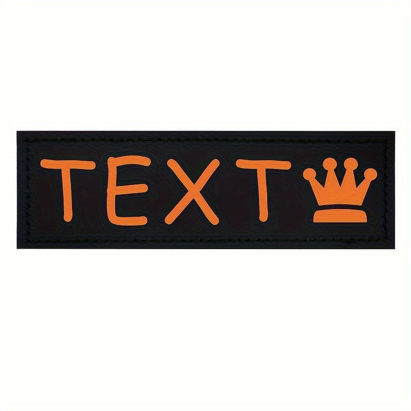 9 Colors Available Custom Pet Patches for Dog Harness Vest with Custom Name Traction Accessories