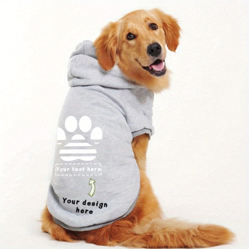 Sweat personnalisable – Empreintes de pattes – photo produit 5