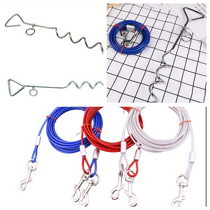 Piquet d’attache 360° pour chien – Fer galvanisé – photo produit 7