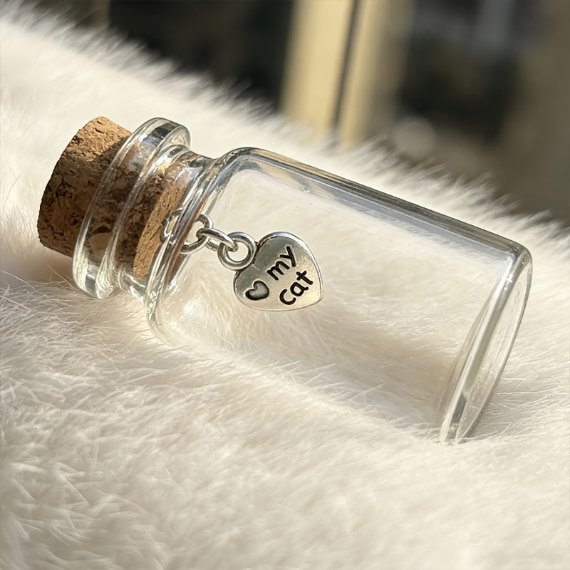 Bocal souvenir en verre – Poils ou dents – photo produit 12