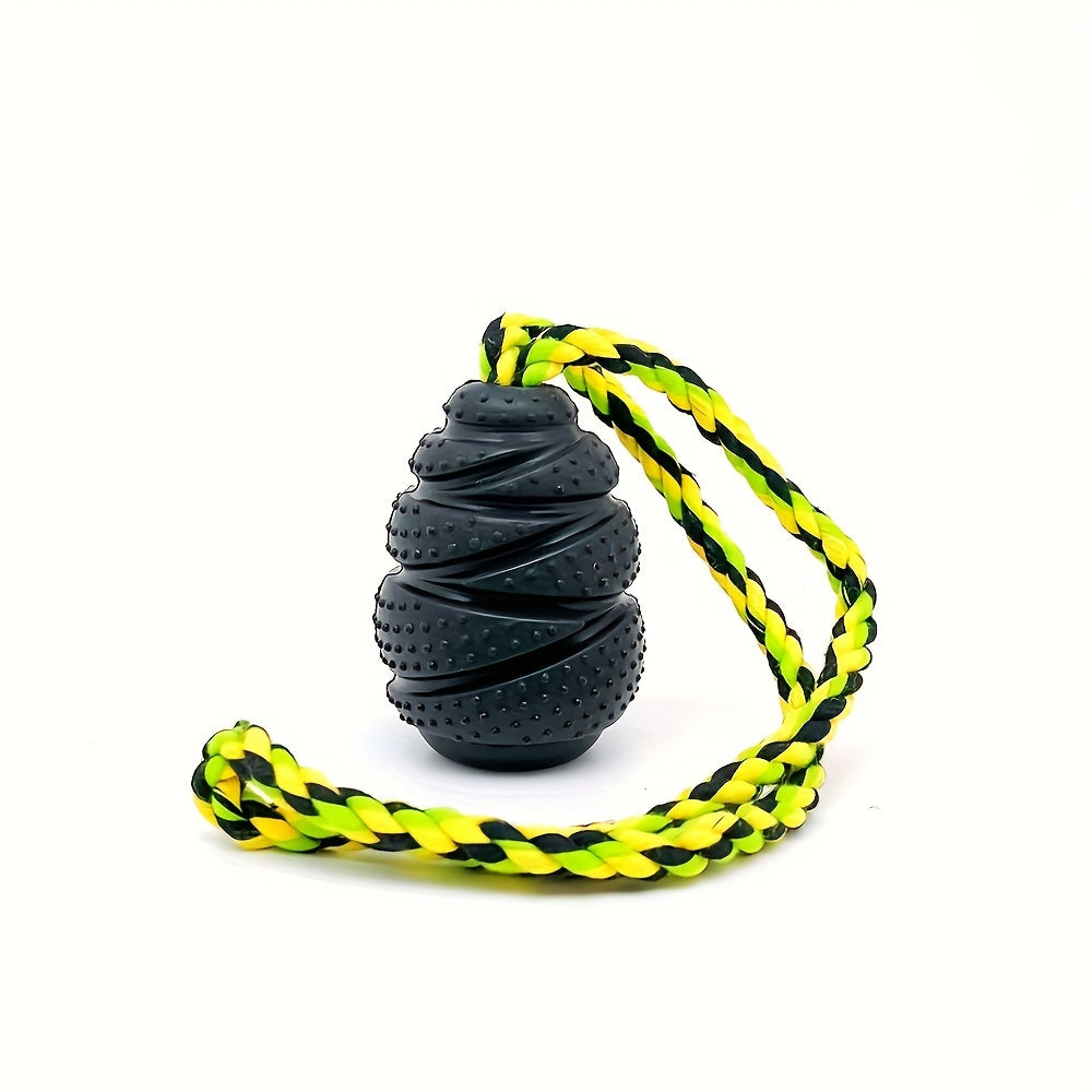 Jouet caoutchouc avec corde – Friandises & massage – photo produit 8
