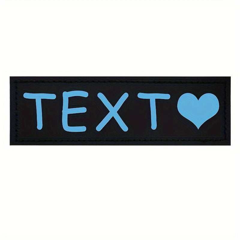 9 Colors Available Custom Pet Patches for Dog Harness Vest with Custom Name Traction Accessories