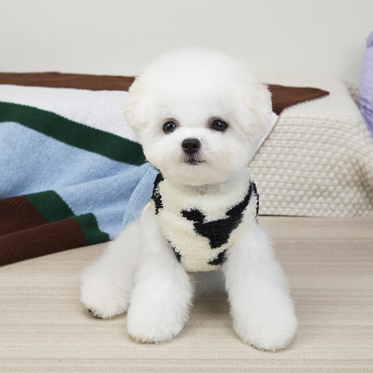 Pull polaire pour chien – Ourson ou vache avec anneau – photo produit 6