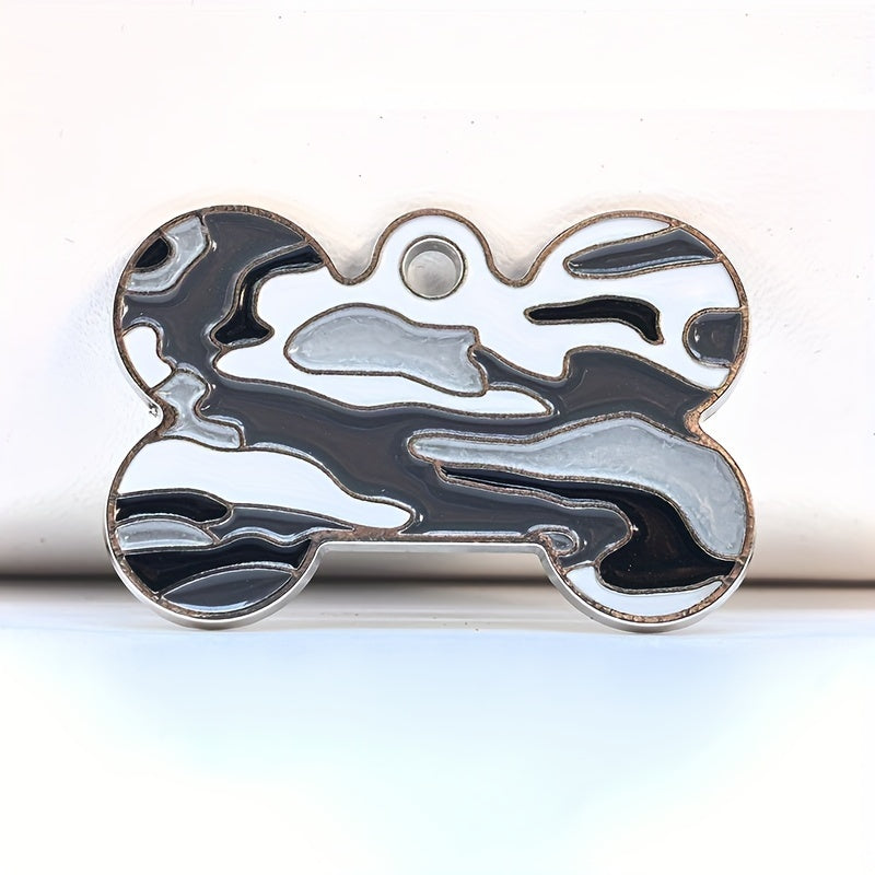 Médaille os camouflage personnalisable – Chien & chat – photo produit 8