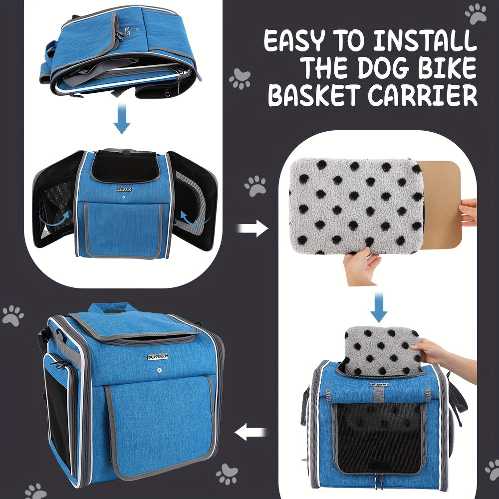 Sac vélo 2-en-1 & sac à dos – Petit chien – photo produit 4