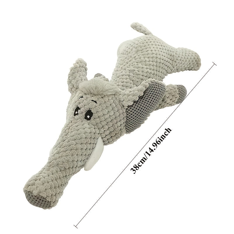 Grande peluche sonore pour chien – Animaux assortis – photo produit 10