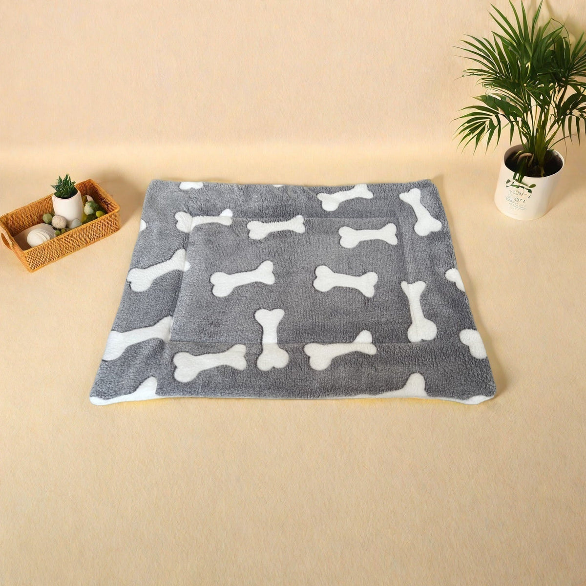 Tapis en peluche double face – Chien & chat – photo produit 13